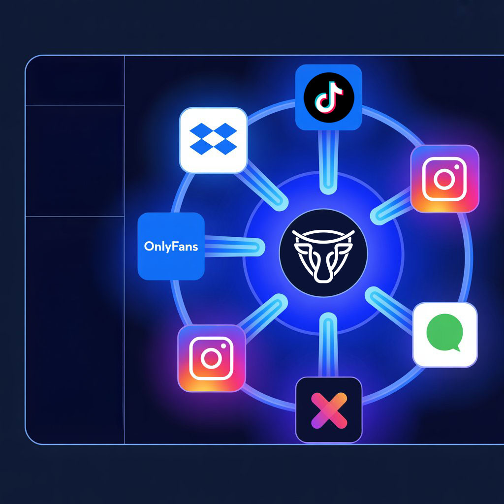 Integración segura de cuentas de OnlyFans con Agencia Markero
